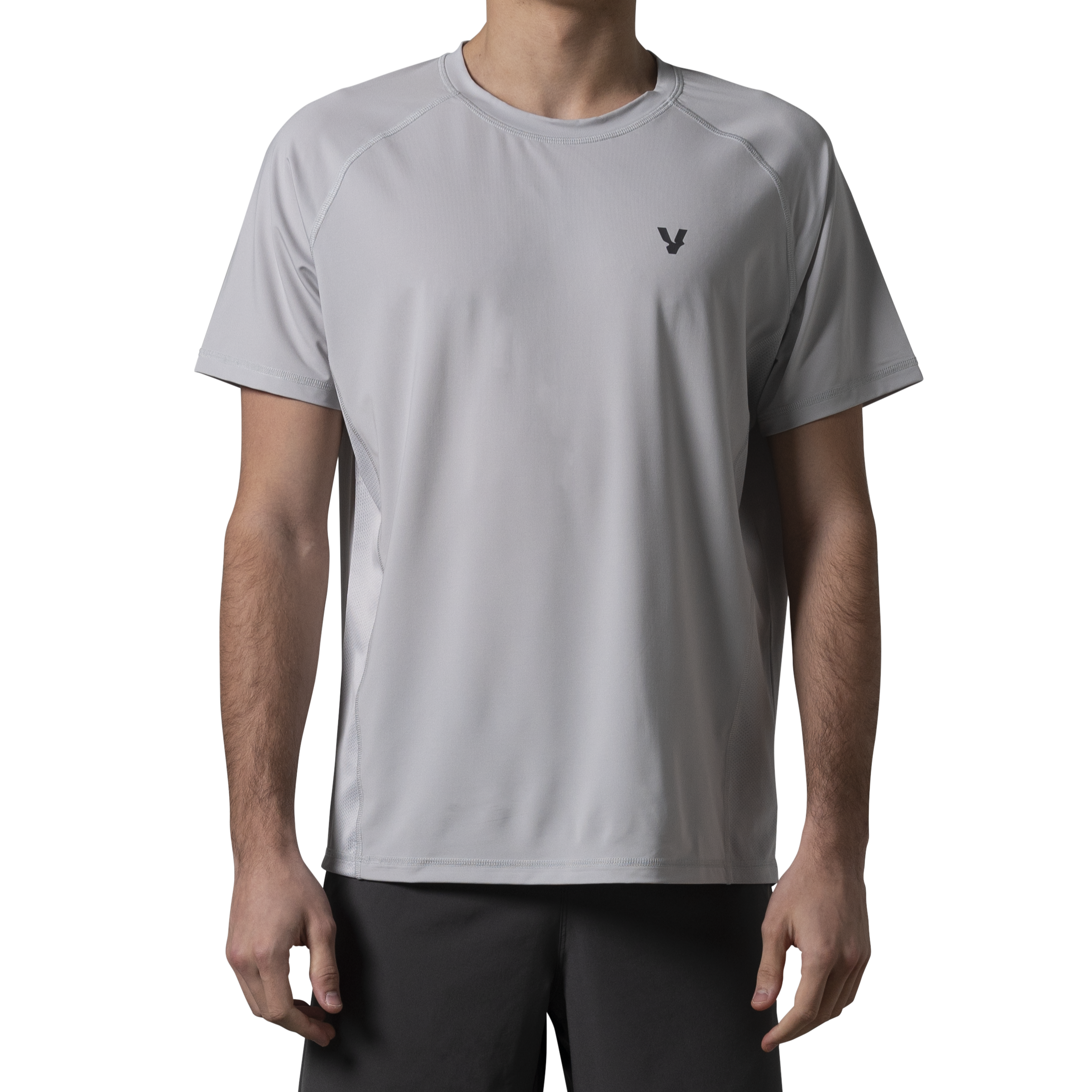 grey and volt shirt